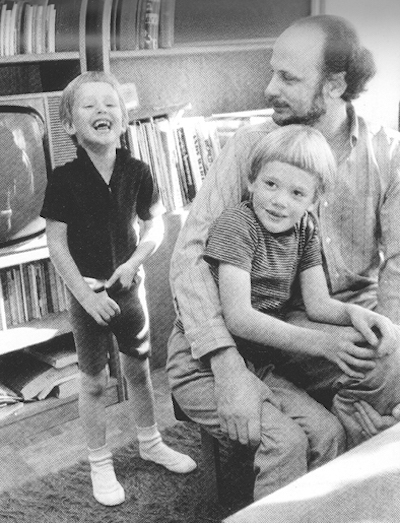Jens, Anders och pappa Jan Johansson