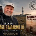 Författaren och omslaget till Mord på Öland