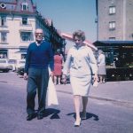Allmän gatubild från Göteborg med man och kvinna